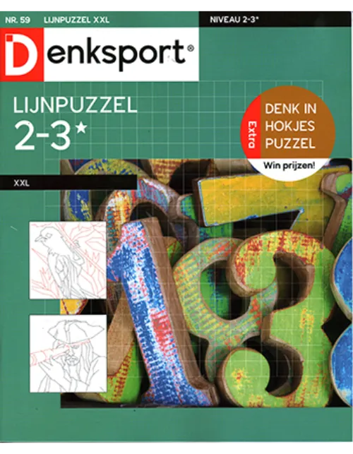 denksport lijnpuzzel 2 3 sterren xxl 59 2022.webp