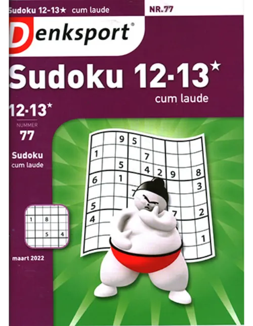 denksport sudoku 12 13 sterren cum laude 77 2022.webp