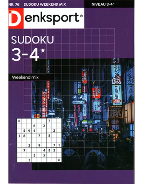 denksport sudoku 3 4 sterren weekend mix 76 2023.webp