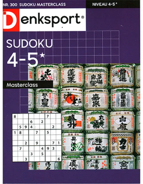 denksport sudoku 4 5 sterren masterclass 300 2022.webp