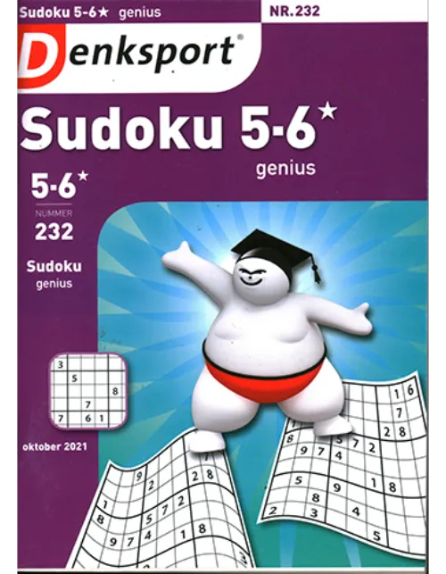 denksport sudoku 5 6 genius 232 2022.webp