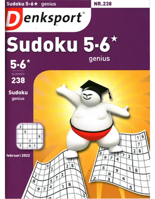 denksport sudoku 5 6 sterren genius 238 2022.webp