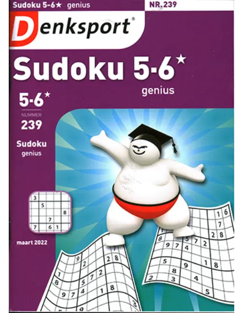 denksport sudoku 5 6 sterren genius 239 2022.webp