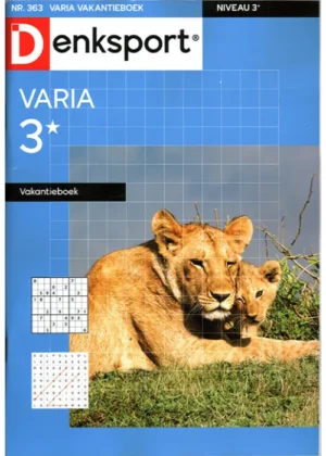 Denksport Varia Vakantieboek - 363 2025