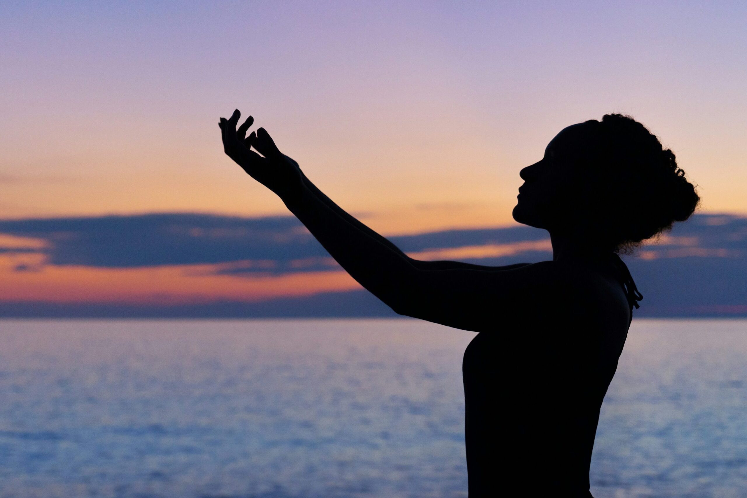 photo 1500904156668 758cff89dcff - Magvilla silhouette of woman raising her right hand