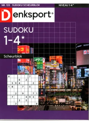 Denksport Sudoku Scheurblok - 133 2025