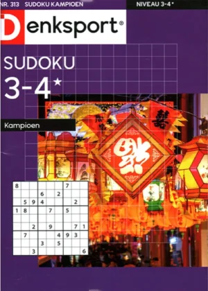 Denksport Sudoku Kampioen - 313 2025