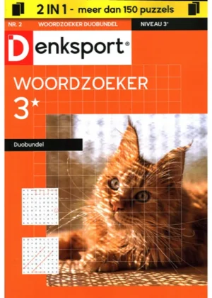 Denksport Woordzoeker Duobundel - 3* - 02 2025