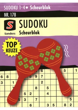 Sanders Sudoku Scheurblok - 178 2025