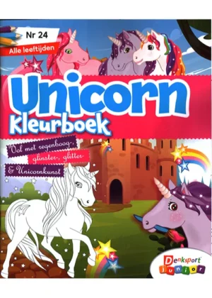 Denksport voor kids! Unicorn Puzzelblok - 24 2025