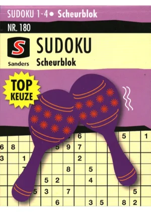 Sanders Sudoku Scheurblok - 180 2025