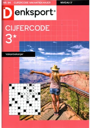 Denksport Cijfercode Vakantiekanjer - 94 2025