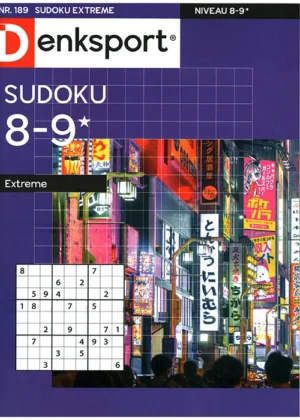 Denksport Sudoku Extreme - 189 2025