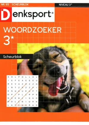 Denksport Woordzoeker Scheurblok - 65 2025