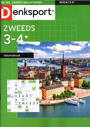 Denksport Zweeds Vakantieboek - 3-4* 302 2025
